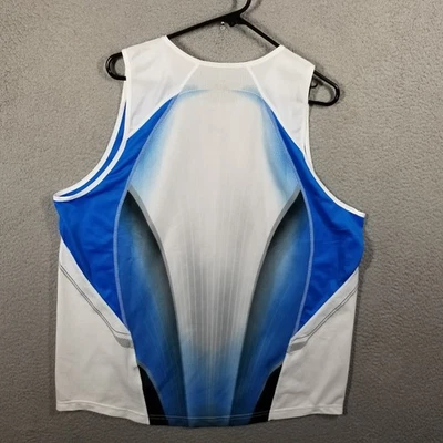 Nike Dri-FIT Running Singlet XL Mesh Tank Top Men’s Vintage Center Swoosh - Image 1 of 4