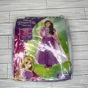 NEW Disney Princess Rapunzel Dress Up Halloween Costume Toddler 3-4T #327 - Picture 1 of 7