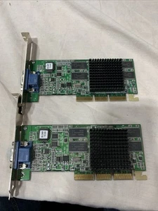 Pair Of Used Tested - ATI Rage 128 Ultra GL's 32MB AGP GPU’s - Picture 1 of 3