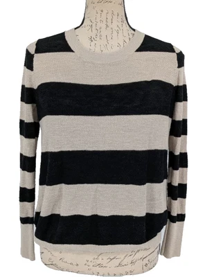 BANANA REPUBLIC Blouse Size XS Brown Cotton Silk Pin Tucks Bodice Summer - Image 1 of 4