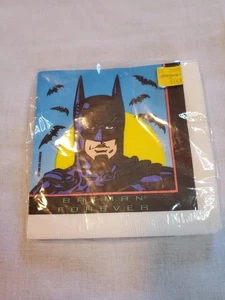 Vintage 1995 DC Comics Batman Forever 2-lagig einzigartige Party Getränk Servietten neu - Bild 1 von 3