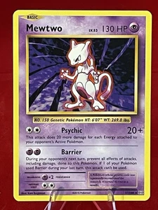 2016 Pokemon TCG Mewtwo  51/108 Rare Evolutions - No Play! - Picture 1 of 2