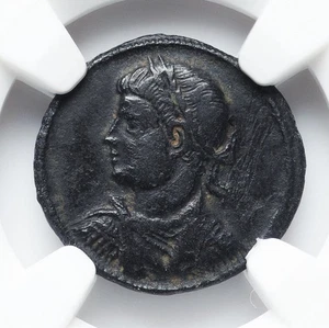 EMPIRE Emperor Constantius II as Caesar 324AD NGC w Star Ancient Roman Coin D418 - Picture 1 of 4