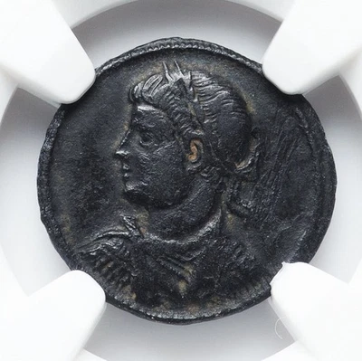 EMPIRE Emperor Constantius II as Caesar 324AD NGC w Star Ancient Roman Coin D418 - Image 1 of 4