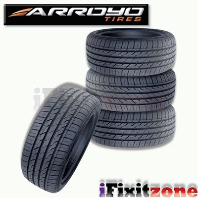 4 Arroyo Grand Sport A/S 245/40R18 97W Tires, 500AA, 55,000 MILE, All Season Foto 1 de 4