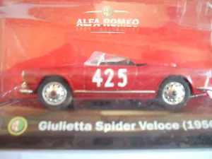 DIE CAST GIULIETTA SPIDER VELOCE 1956 scala1\43 - Bild 1 von 1