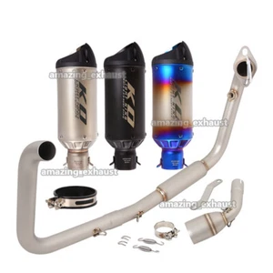 Silenciador de puntas de tubo delantero sistema de escape para moto Benelli TNT125 TNT135 2023 - Imagen 1 de 12