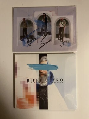 Biffy Clyro - A Celebration Of Endings Cd Signed Postcard Sealed Foto 1 de 2