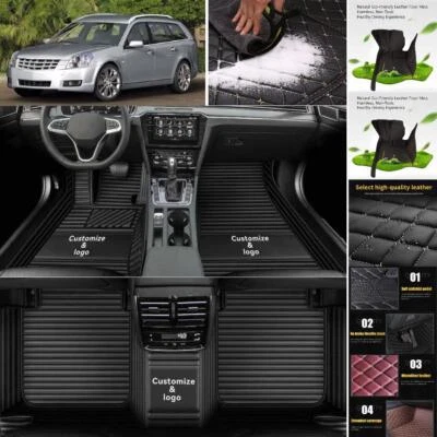 For Cadillac BLS Car Floor Mats Custom Luxury Waterproof Auto Liners Carpets Foto 1 de 4