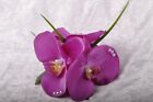 MJC Purple Pearl Orchid Floral Flowercrown Fascinator Pinup