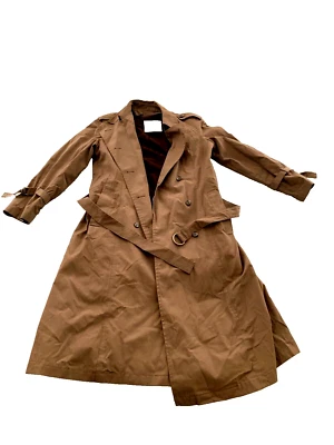 ЖЕНСКИЙ LONDON ТУМАН ТРЕНЧ SZ.14 МИНИАТЮРНЫЙ ХАКИ С ПОДКЛАДКОЙ. - Изображение 1 из 4