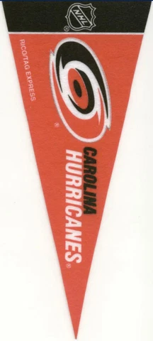 CAROLINA HURRICANES MINI NHL FELT PENNANT 9" LONG OFFICIALLY LICENSED HOCKEY Cover