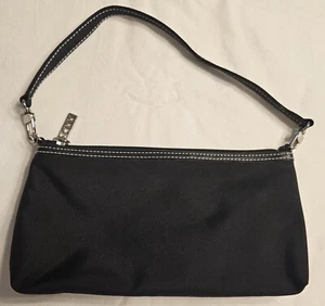 MAXX NEW YORK BLACK NYLON WRISTLET - INSIDE KEYCHAIN - NEVER USED - MINT COND! - Picture 1 of 8