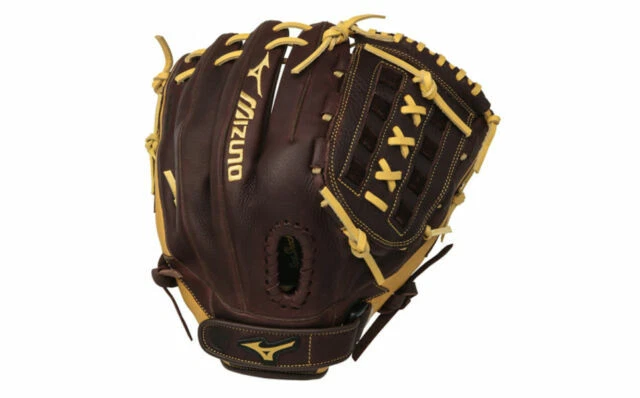 Mizuno Franchise Slowpitch Softball Glove - 12.5'', Goffee-Cork
