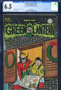 LINTERNA VERDE #18 - CGC-6.5, OW-W - Cubierta de Navidad - Edad de Oro - Imagen 1 de 3