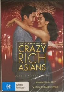 Crazy Rich Asians (DVD, 2018) Constance Wu Henry Golding BRAND NEW & SEALED - Picture 1 of 3