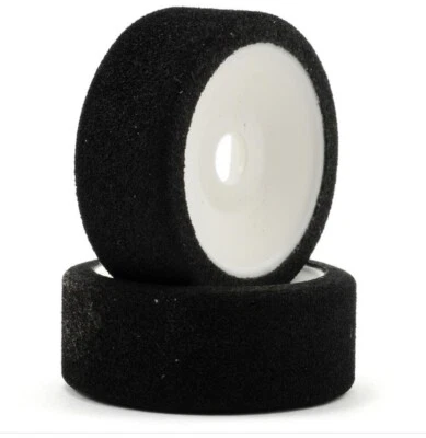 XRAY 9mm Hex Front Foam Tire Mounted (2) (White) - Image 1 of 2