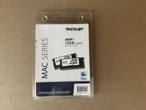 PATRIOT PS001067 MAC SERIES 16GB (2X8GB) DDR3-MAC LAPTOP MEMORY KIT - Picture 1 of 2