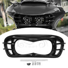 Black Headlight Bezel For Harley Road Glide Ultra FLTRU FLTRX ST FLTRXST 15-UP