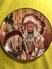 Franklin Collectors Limited Edition Display Plate Chief of the Piegon Blackfoot