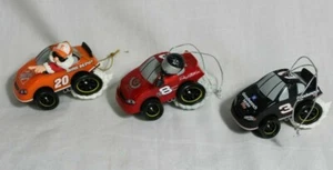 Vintage NASCAR Ornaments - Dale Earnhardt Dale JR Tony Stewart BUD Home Depot #3 - Picture 1 of 4