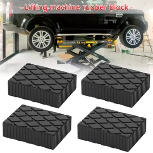 4 pcs Ramp Jacking Rubber Blocks Universal Scissor Car Lift Pads 50mm - Picture 1 of 9