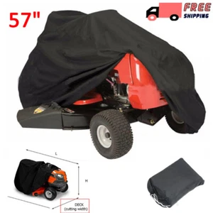 57" Lawn Mower Tractor Cover UV Resistant Waterproof Garden Outside Yard Riding - Picture 1 of 5