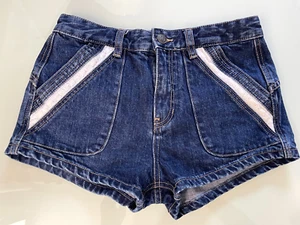 FP FREE PEOPLE Blue Denim Jeans Shorts Womens Size W 26 - Picture 1 of 5
