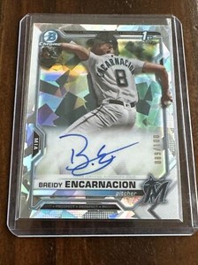 2021 Bowman Chrome Prospects Atomic Refractor /100 Breidy Encarnacion Auto