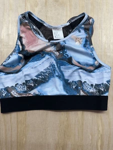 FLO Dancewear Top Colorful Active Bra Size 14 agate” New With Tags Active Wear - Picture 1 of 5