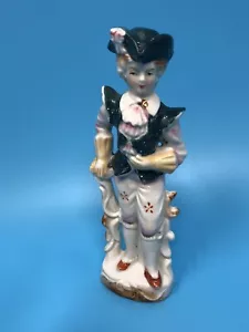 Statuina ceramica vintage da collezione - maschio reale - bellissimi dettagli alta 16 cm - Foto 1 di 8