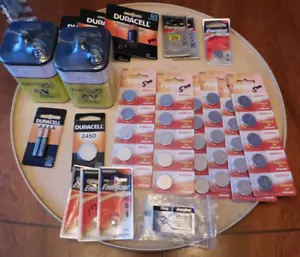 BATTERY ASSORTMENT - 6V/WATCH/CAMERA/REMOTE BATTERIES - ASSORTED BRANDS - Picture 1 of 5