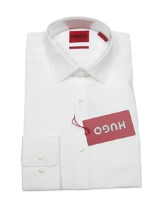 Hugo Boss Red Label Men's White C-Mabel Easy Iron Sharp Fit Dress Shirt - Picture 1 of 2