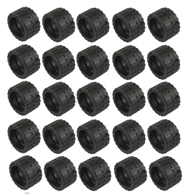 ☀️NEW Lego 24 X 14 Tire, Wheel Bulk Lot 25 Pieces Total - Image 1 of 2