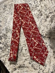 01-01-00 Vintage Neck Tie Millennium (The Mark Of The Millennium Walker Group) - Picture 1 of 7