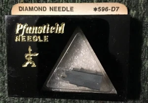 VTG NOS PFANSTIEHL #596-D7 Diamond Replacement needle/Stylus Brand New! - Picture 1 of 2