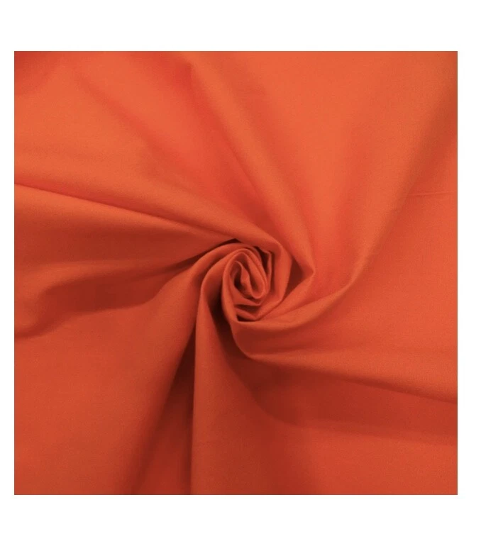 Waverly Inspirations Fabric, Solid Zinnia Orange, 100% Cotton, 1 Yard (36”x44”) - Image 1 of 1