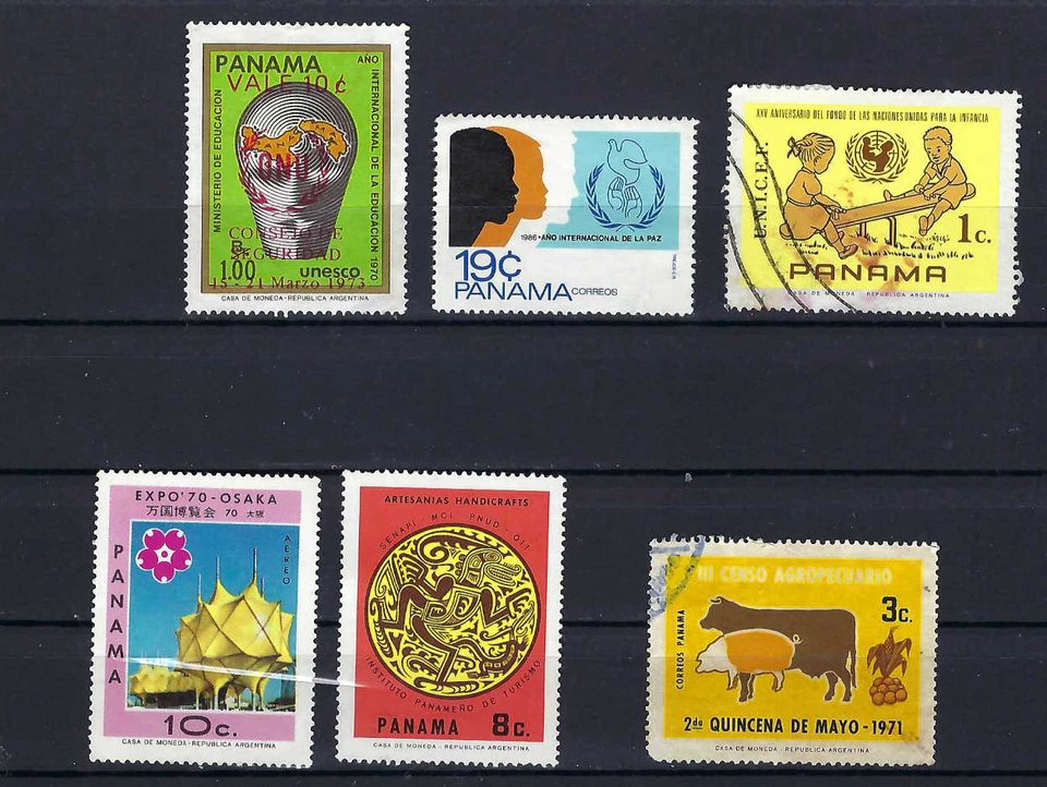 PANAMÁ.- UNESCO- PAZ- NACIONES UNIDAS- OSAKA- ARTESANÍAS- CENSO {6} Foto 1 de 1