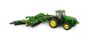 Ertl John Deere 1:64 Scale Model 8320R Tractor with 637 Disk - Picture 1 of 2