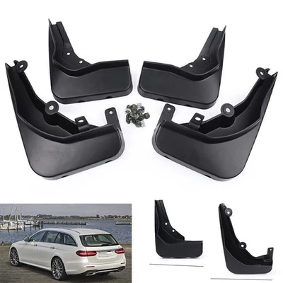 Splash Guards Mud Flaps Fit 2014-2015 Mercedes Benz E Class Sport Sedan - Image 1 of 4