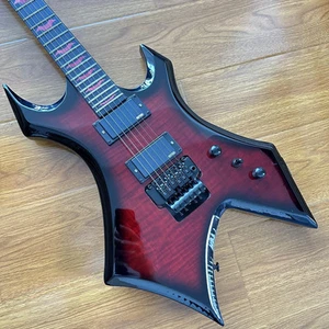 Custom Red BC Warlock Extreme Electric Guitar Active HH Pickup Guitar Profession - Picture 1 of 6