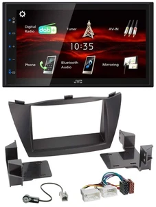 JVC USB Bluetooth MP3 DAB 2DIN Autoradio für Hyundai ix35 (2010-2013) - Bild 1 von 8