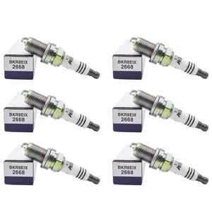 Fits Nissan Skyline RB25 RB25DET 6 pc ngk Iridium IX Spark Plugs BKR8EIX 2668 - Picture 1 of 24