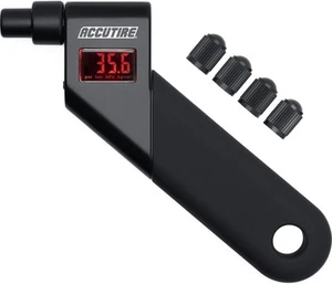 Accutire MS-4021B Digital Tire Pressure Gauge with 4 Valve Caps, 5-150psi (psi, - Picture 1 of 9