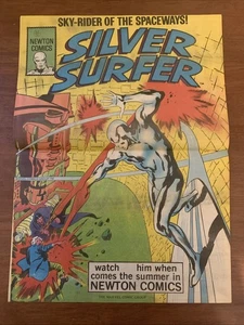 Newton Comics ORIGINAL Poster SILVER SURFER Excellent Condition - Picture 1 of 1