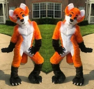 Nuevo Disfraz de Mascota de Zorro Perro Husky de Piel Traje de Halloween Juegos con disfraces #299 Foto 1 de 4