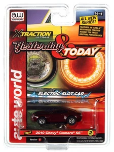 Auto World Yesterday & Today 2010 Chevrolet Camaro SS Red HO Scale Slot Car - Picture 1 of 4