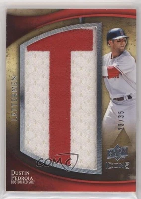 Upper Deck Icons Lettermen 2009/35 Dustin Pedroia (letra T) #IL-DP Foto 1 de 2
