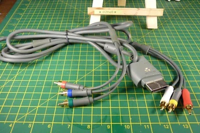 Genuine Microsoft XBOX 360 Scart AV Cable (With Opt. Out) - Excellent Condition. - Image 1 of 3