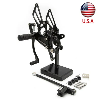 For Honda CBR954RR CBR929RR 2000 2001 2002 2003 Rearset Footrest Footpegs Pedals - Image 1 of 4